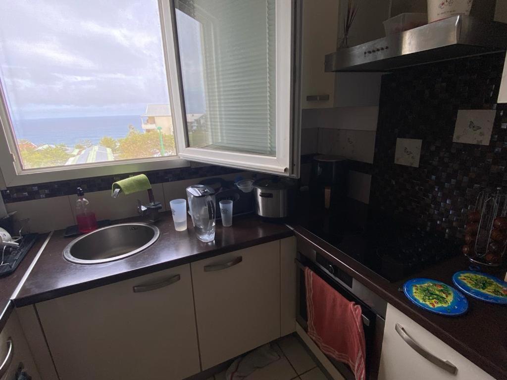 Appart Sympa, Vue Sur Le Lagon A 생질레방 외부 사진